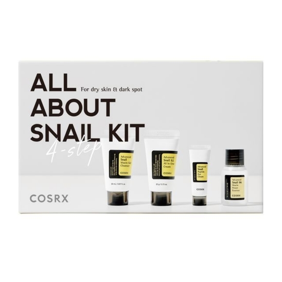 COSRX) ALL ABOUT SNAIL TRIAL KIT 4 STEP 1SET (4TEMS) - Picture 1 of 2